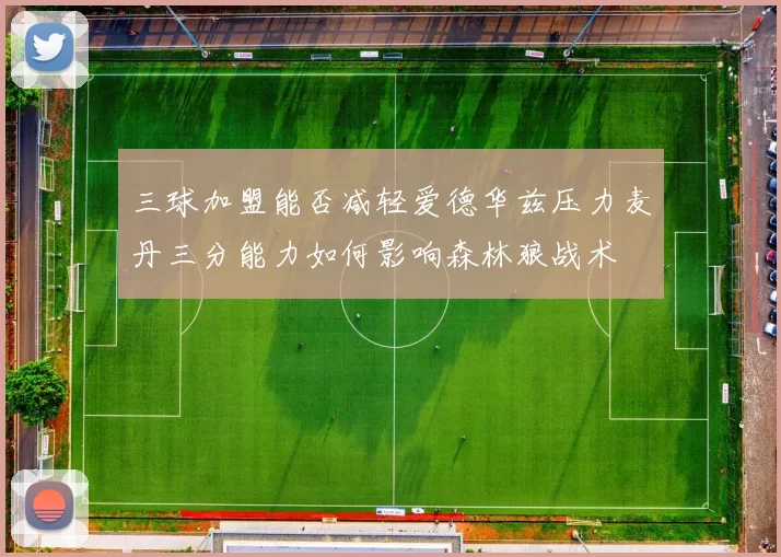 三球加盟能否减轻爱德华兹压力麦丹三分能力如何影响森林狼战术